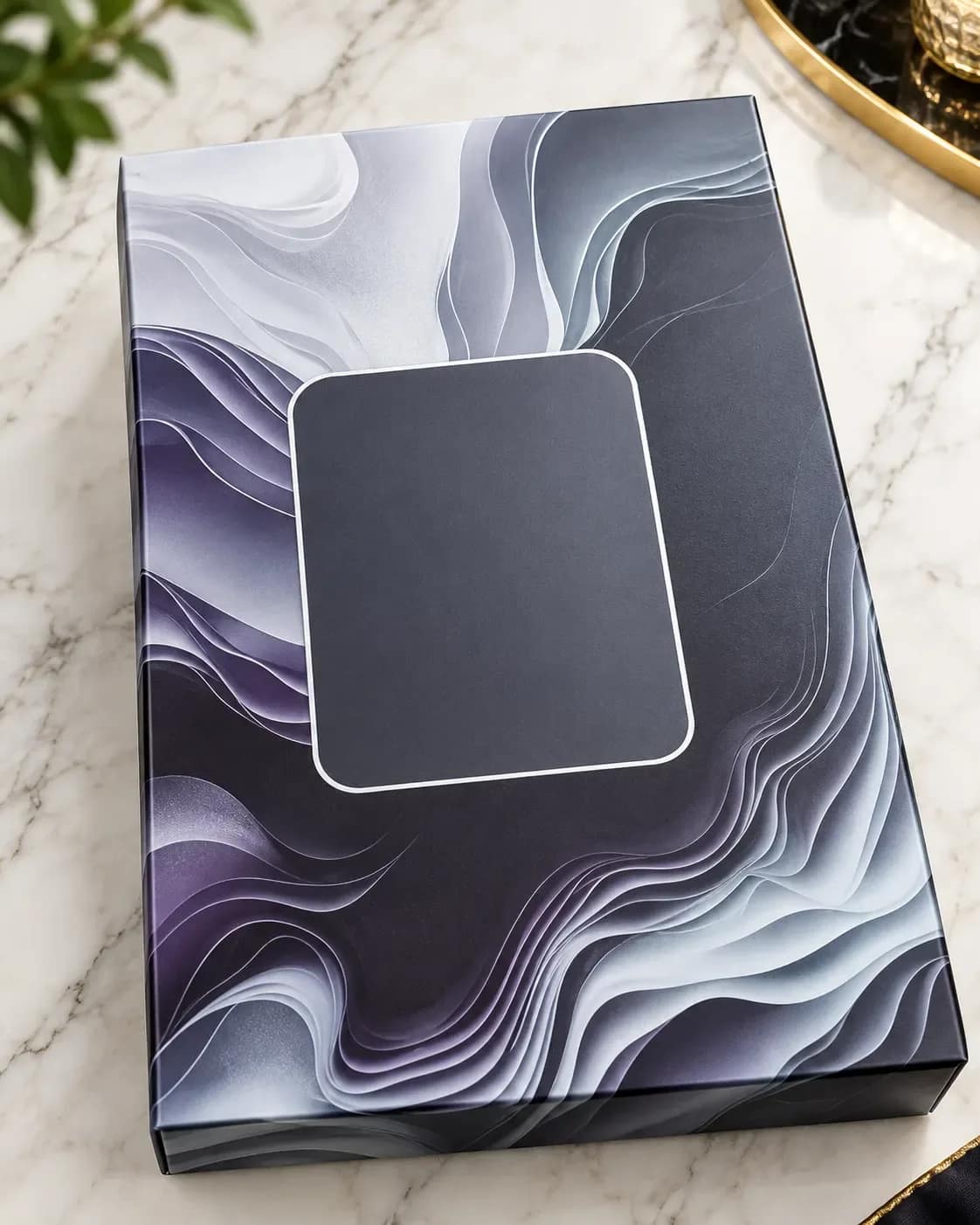 Magnetic Perfume Box for 50ml Perfume Bottle | Premium Perfume Packaging Box | Grey